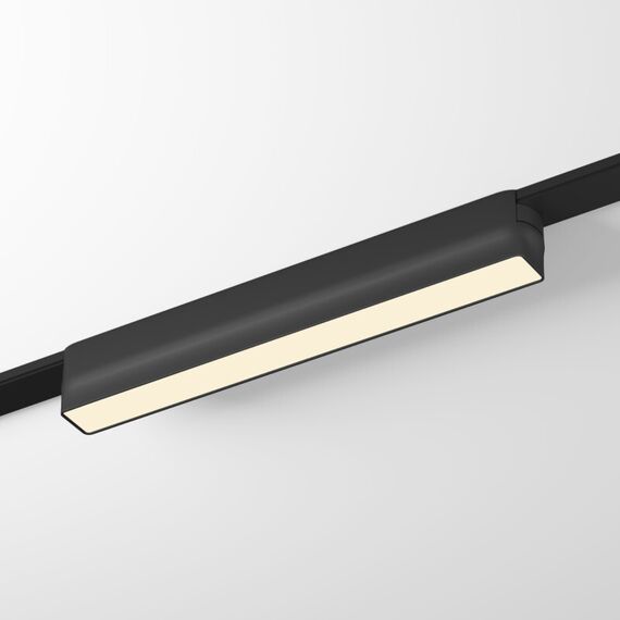 Denkirs DK5300-BK Светильник для трека Air, серия Linear 3000 со светодиодом, L230*W26*H36мм, 48V DC, 9W, RA?90, 120°, 3000K, IP20, черный, алюминий