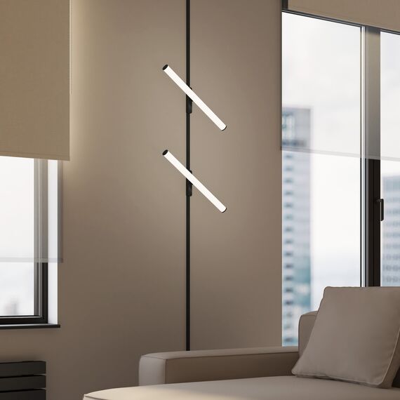 Denkirs DK5325-BK Светильник для трека Air, серия Ray 3000 со светодиодом, L500*W35*H79mm,?33, 48V DC, 12W, RA?90, 120°, 3000K, IP20, черный, алюминий, изображение 5
