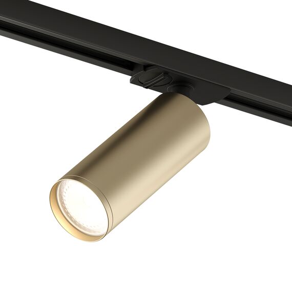 Denkirs DK6202-BG Трековый светильник IP 20, 15 Вт, GU10, матовое золото с черным, алюминий