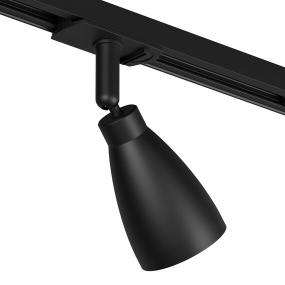 Denkirs DK6050-BK Трековый светильник IP 20, 15 Вт, GU10, черный, алюминий, пластик, изображение 3