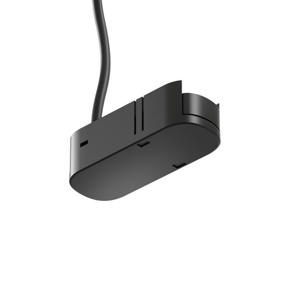 Denkirs TR5215-BK Подвод питания универсальный (середина/торец), серия Base, 48V DC, IP20, черный, пластик, изображение 3
