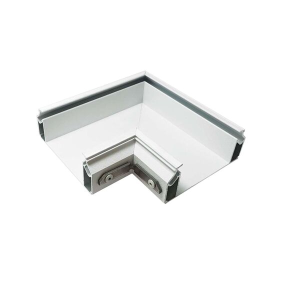 Denkirs DK5851-WH Угловой элемент профиля Flod для создания декоративных ниш в натяжном потолке, алюминий, белый