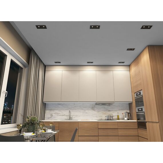 Denkirs DK2122-BK Встраиваемый светильник, IP 20, 50 Вт, GU10, черный, алюминий, изображение 4