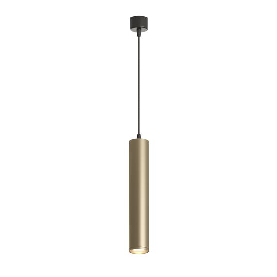 Denkirs DK4050-BG Подвесной светильник, IP 20, 15 Вт, GU10, матовое золото с черным, алюминий