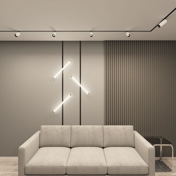 Denkirs DK8041-BW+BK Акцентный светильник SMART SPOT 20W DIM 3000K-6000K, черный с белым, алюминий, изображение 4