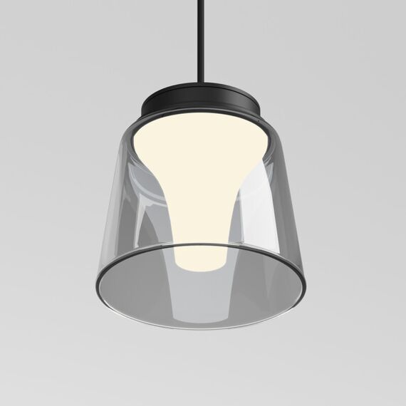 Denkirs DK5317-BK Светильник для трека Air, серия Hang 3000 со светодиодом, ?90*86mm, 48V DC, 4W, RA?95, 120°, 3000K, IP20, черный, алюминий, стекло, акрил, изображение 2
