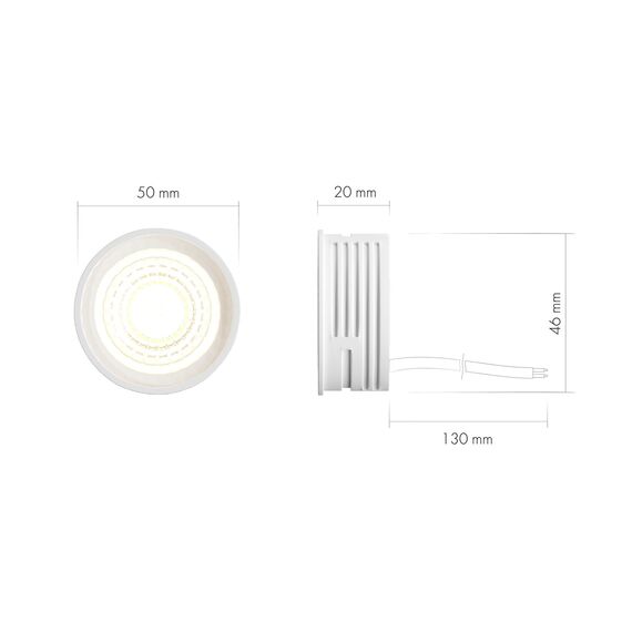 Denkirs DK4000-7W Светодиодный модуль белый керамический корпус, изображение 7