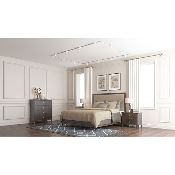 Denkirs DK5850-WH Профиль Flod для создания декоративных ниш в натяжном потолке, алюминий, белый, изображение 3