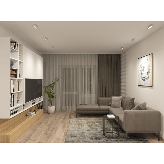 Denkirs DK8009-WH Поворотный матовый светильник SMART 9W DIM 3000K-6000K белый, изображение 4