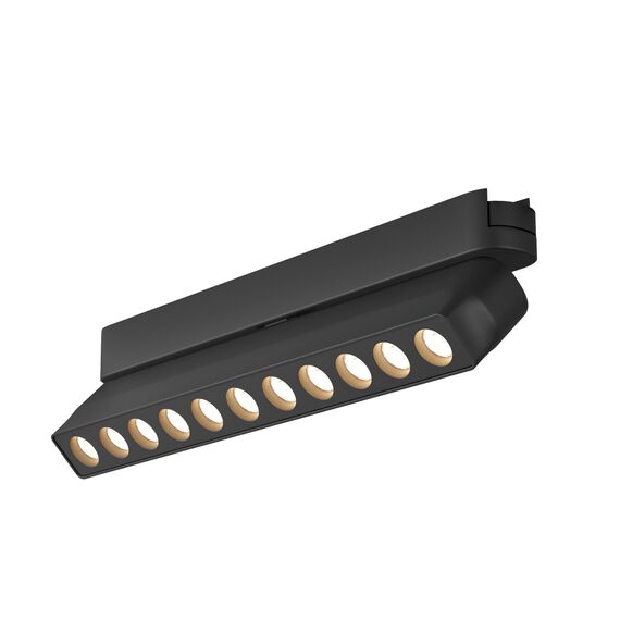 Denkirs DK5308-BK Светильник для трека Air, серия Grill 3000 со светодиодом, L230*W26*H60мм, 48V DC, 12W, RA?90, 36°, 3000K, IP20, черный, алюминий, изображение 4