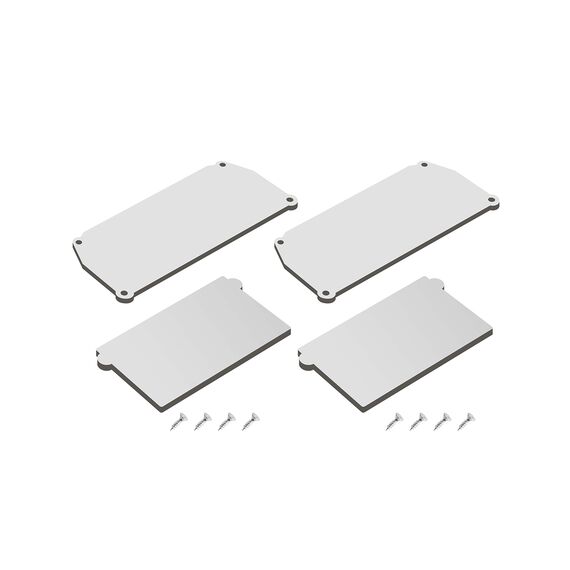Denkirs DK5852-WH Комплект торцевых заглушек для профиля Flod, белый