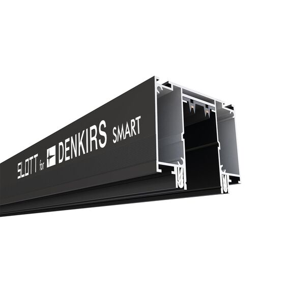 Denkirs TR2014-BK Профиль-трек SLOTT for DENKIRS SMART, для натяжных потолков, 2 м, алюминий, черный