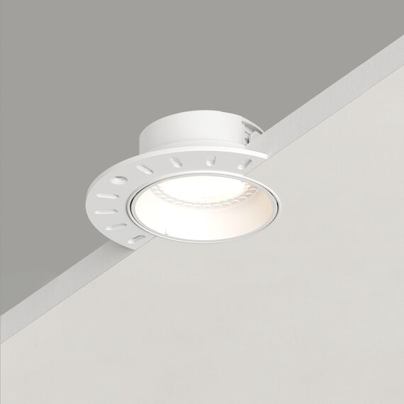 Denkirs DK3055-WH Встраиваемый светильник, IP 20, 10 Вт, GU5.3, LED, белый, пластик, изображение 2