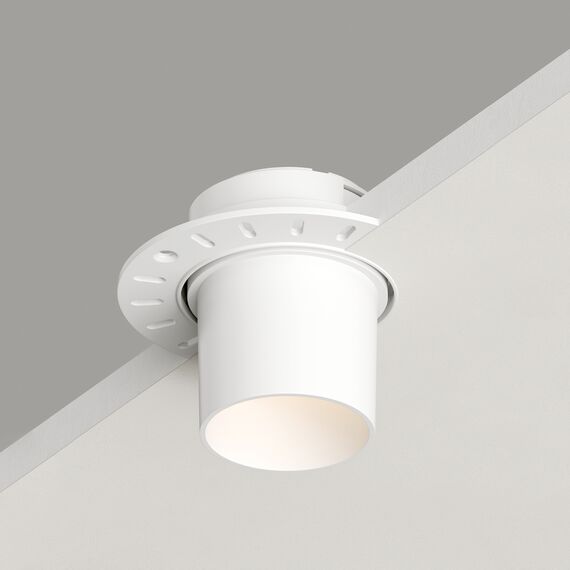Denkirs DK3057-WH Встраиваемый светильник под шпатлевку, IP20, до 15 Вт, LED, GU5,3, белый, пластик, изображение 2