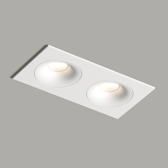 Denkirs DK2122-WH Встраиваемый светильник, IP 20, 50 Вт, GU10, белый, алюминий