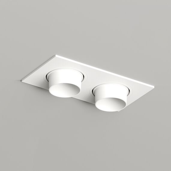 Denkirs DK3122-WH Встраиваемый светильник, IP20, до 15 Вт, LED, GU5,3, белый, пластик, изображение 2
