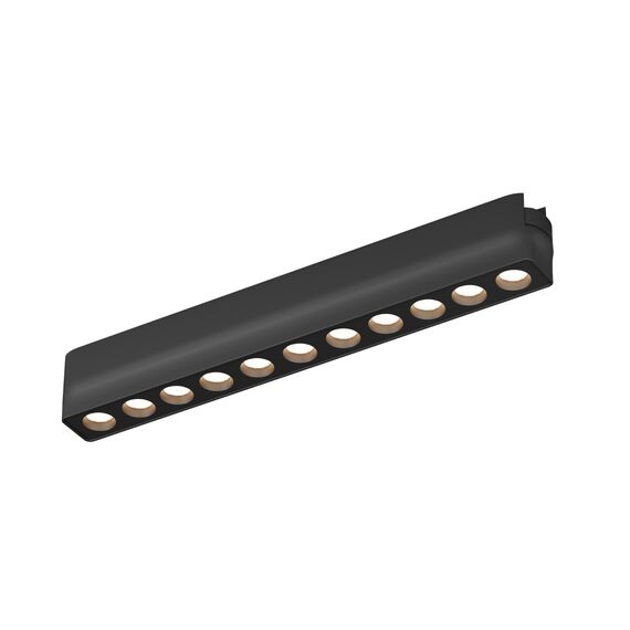 Denkirs DK5305-BK Светильник для трека Air, серия Grill 3000 со светодиодом, L230*W26*H36мм, 48V DC, 12W, RA?90, 36°, 3000K, IP20, черный, алюминий, изображение 3