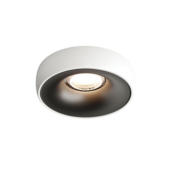 Denkirs DK2045-WB Встраиваемый светильник , IP 20, 50 Вт, GU10, белый/черный, алюминий, изображение 3