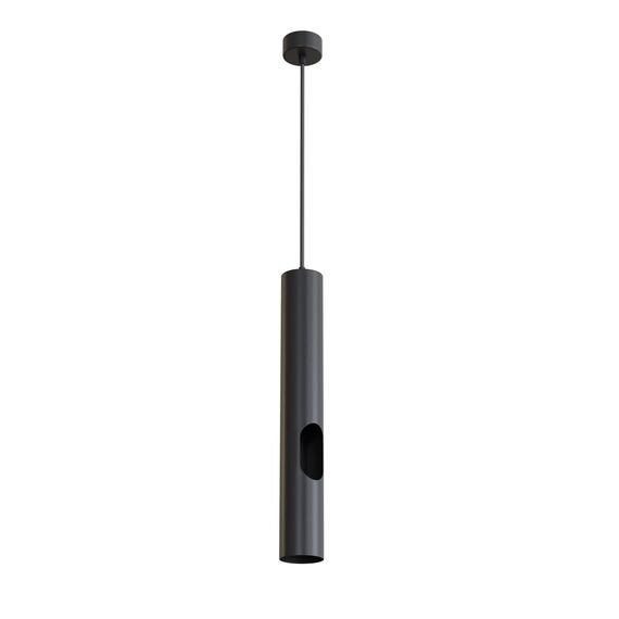 Denkirs DK4045-BK Подвесной светильник, с декоративным вырезом, IP 20, до 15 Вт, LED, GU10, черный, алюминий