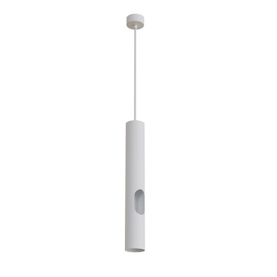 Denkirs DK4045-WH Подвесной светильник, с декоративным вырезом, IP 20, до 15 Вт, LED, GU10, белый, алюминий