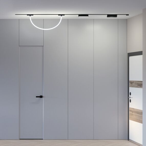 Denkirs DK5357-BK Светильник для трека Air, серия Ray 4000 со светодиодом, ?22*L1000MM, 48V DC, 12W, RA?90, 360°, 4000K, IP20, черный, алюминий, изображение 6