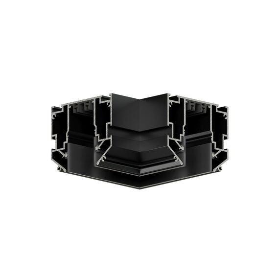Denkirs TR2026-BK Угловой элемент 90° трека SMART ONE, алюминий, черный, изображение 3