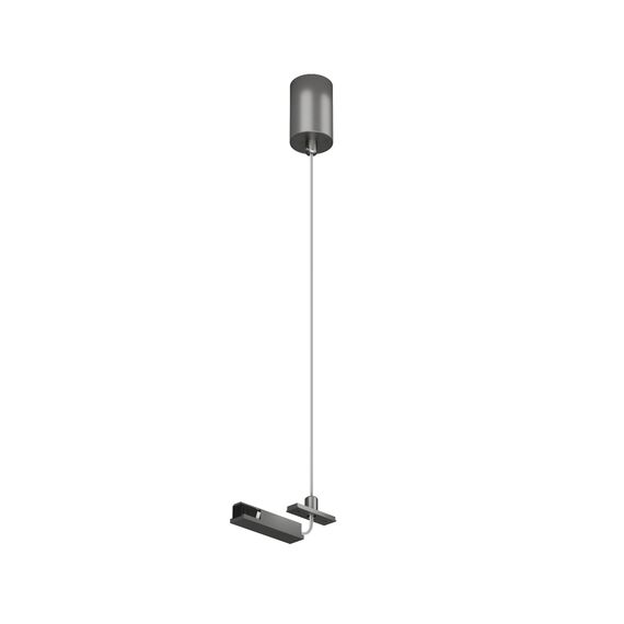 Denkirs TR5717-DN Подвод питания для подвесного монтажа трека SHINE BASE, 48V DC, IP20, 2м, темный никель, алюминий, изображение 2