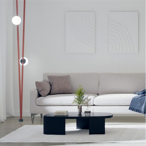 Denkirs DK5553-BK Cветильник для трека-ремня Belty, серия Orb, со светодиодом, D180*H181мм, 48V DC, 10W, RA90, 120°, 3000K, IP20, белый, акрил, изображение 8