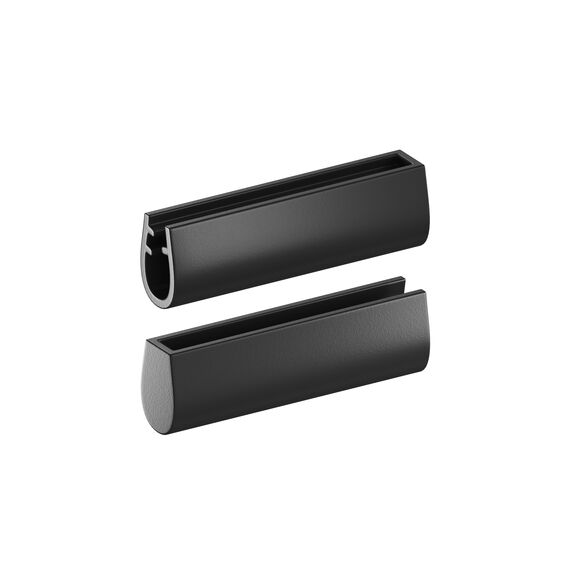Denkirs TR5520-BK Наконечник для трека-ремня Belty, серия Base, IP20, черный, пластик, изображение 3