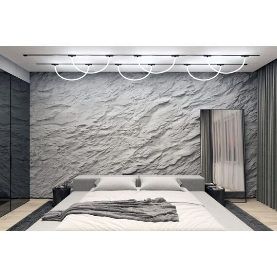 Denkirs DK5357-BK Светильник для трека Air, серия Ray 4000 со светодиодом, ?22*L1000MM, 48V DC, 12W, RA?90, 360°, 4000K, IP20, черный, алюминий, изображение 3