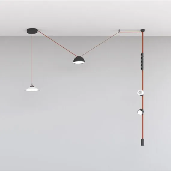 Denkirs DK5560-BK Cветильник для трека-ремня Belty, серия Flow со светодиодом, D220*H117мм, 48V DC, 24W, RA90, 120°, 4000K, IP20, черный, алюминий, изображение 9
