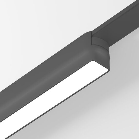 Denkirs DK5330-BK Светильник для трека Air, серия Linear 4000 со светодиодом, L230*W26*H36мм, 48V DC, 9W, RA?90, 120°, 4000K, IP20, черный, алюминий, изображение 2