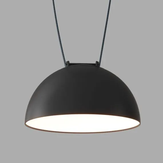 Denkirs DK5560-BK Cветильник для трека-ремня Belty, серия Flow со светодиодом, D220*H117мм, 48V DC, 24W, RA90, 120°, 4000K, IP20, черный, алюминий, изображение 2