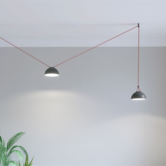 Denkirs DK5560-BK Cветильник для трека-ремня Belty, серия Flow со светодиодом, D220*H117мм, 48V DC, 24W, RA90, 120°, 4000K, IP20, черный, алюминий, изображение 8