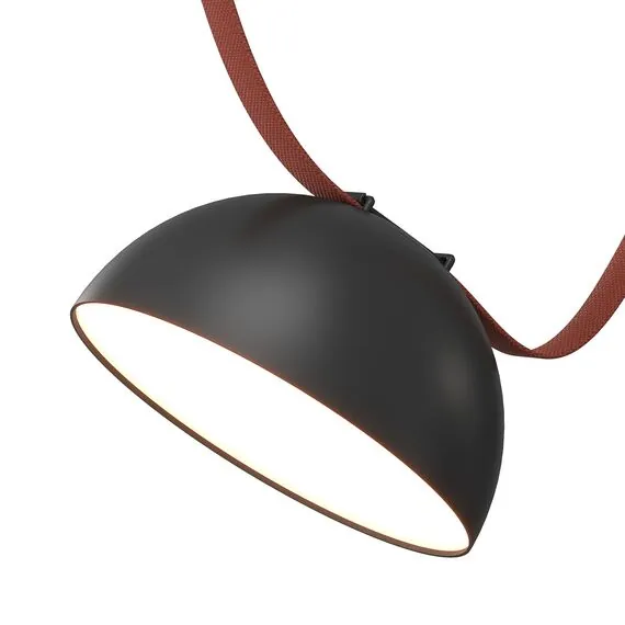 Denkirs DK5560-BK Cветильник для трека-ремня Belty, серия Flow со светодиодом, D220*H117мм, 48V DC, 24W, RA90, 120°, 4000K, IP20, черный, алюминий, изображение 4