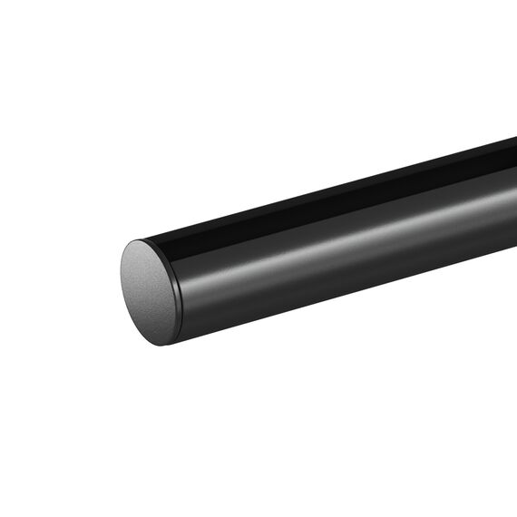 Denkirs TR5532-BK Штанга для трека-ремня Belty, серия Rod 1.5м, IP20, черный, алюминий, изображение 2