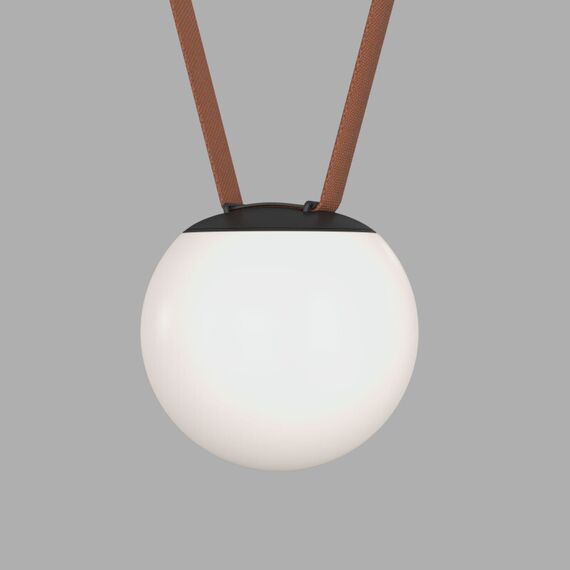 Denkirs DK5550-BK Cветильник для трека-ремня Belty, серия Orb, со светодиодом, D150*H147мм, 48V DC, 10W, RA90, 120°, 4000K, IP20, белый, акрил