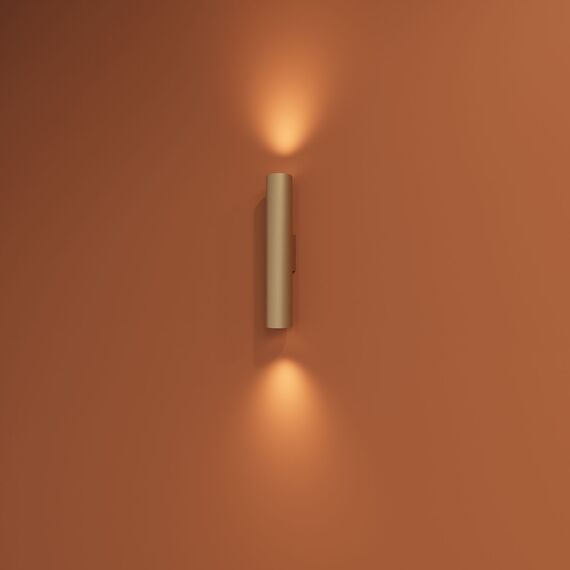 Denkirs DK5022-SG Настенный светильник, IP20, до 15 Вт, LED, 2xGU10, матовое золото, алюминий, изображение 6