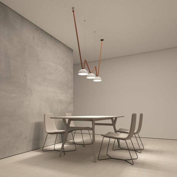 Denkirs DK5561-WH+BK Cветильник для трека-ремня Belty, серия Flow, со светодиодом, D220*H117мм, 48V DC, 24W, RA90, 120°, 3000K, IP20, белый с черным, алюминий, изображение 6
