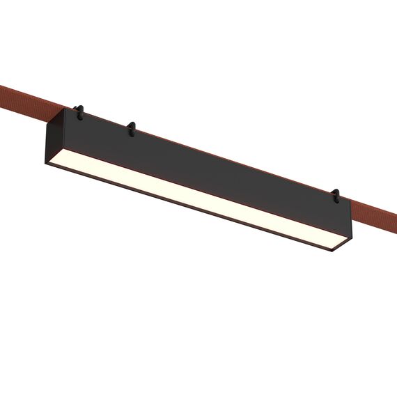 Denkirs DK5575-BK Cветильник для трека-ремня Belty, серия Linear, со светодиодом, L323*W40*H45мм, 48V DC, 12W, RA90, 120°, 3000K, IP20, черный, алюминий, изображение 3