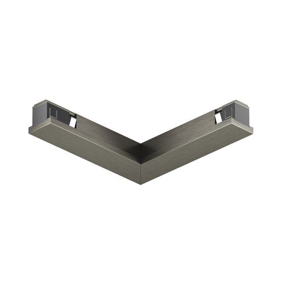 Denkirs TR5723-DN Электрический коннектор для трека SHINE BASE 90° потолок-потолок, темный никель, алюминий, изображение 3