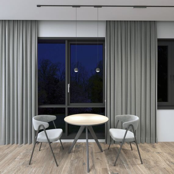 Denkirs DK5346-BK Светильник для трека Air, серия Hang 4000 со светодиодом, ?80*76мм, 48V DC, 5W, RA?95, 120°, 4000K, IP20, черный, алюминий, изображение 8