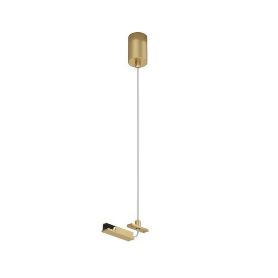 Denkirs TR5717-SB Подвод питания для подвесного монтажа трека SHINE BASE, 48V DC, IP20, 2м, сатинированная латунь, алюминий, изображение 2