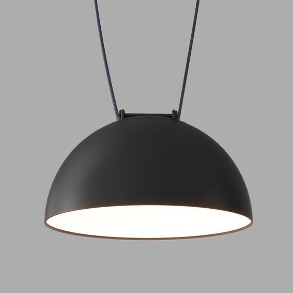Denkirs DK5560-BK Cветильник для трека-ремня Belty, серия Flow со светодиодом, D220*H117мм, 48V DC, 24W, RA90, 120°, 4000K, IP20, черный, алюминий, изображение 2