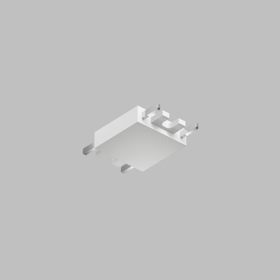Denkirs TR5210-WH Прямой соединитель для трека Air, серия Base, белый, пластик