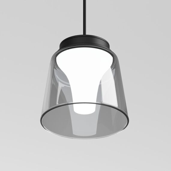Denkirs DK5347-BK Светильник для трека Air, серия Hang 4000 со светодиодом, ?90*86mm, 48V DC, 4W, RA?95, 120°, 4000K, IP20, черный, алюминий, стекло, акрил, изображение 2