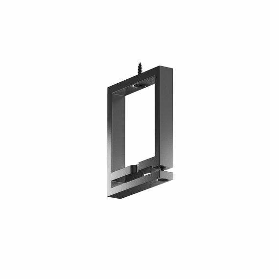 Denkirs TR5518-BK Накладное крепление гибкого трека-ремня Belty, серия Base, H50мм, IP20, черный, пластик, изображение 3