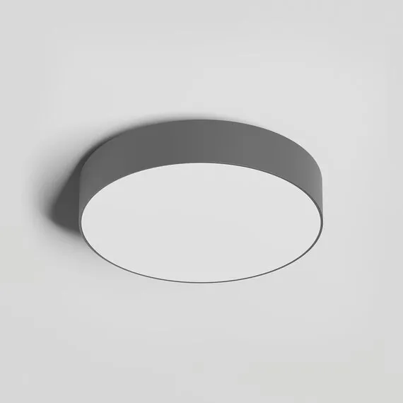 Denkirs DK2850-BK Накладной светильник TAB 24 Вт, LED 3000K/4000K/6500K, IP 20, d160mm, черный, алюминий/акрил, изображение 2