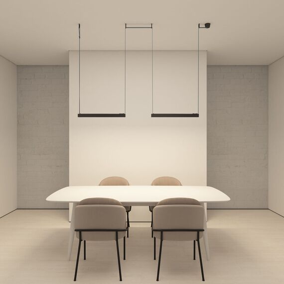 Denkirs DK5573-BK Cветильник для трека-ремня Belty, серия Grill, со светодиодом, L642*W40*H45мм, 48V DC, 24W, RA90, 24°, 3000K, IP20, черный, алюминий, изображение 6