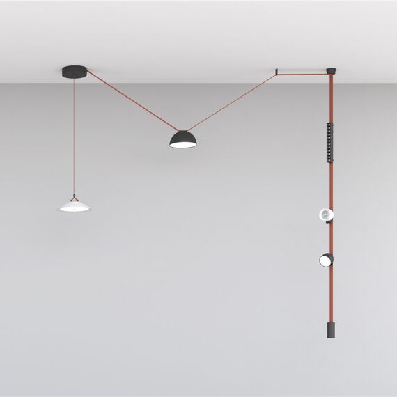 Denkirs DK5560-BK Cветильник для трека-ремня Belty, серия Flow со светодиодом, D220*H117мм, 48V DC, 24W, RA90, 120°, 4000K, IP20, черный, алюминий, изображение 9